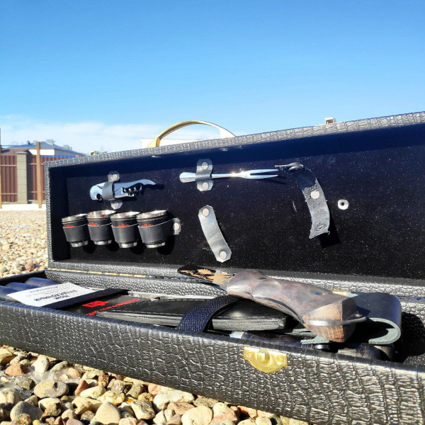 Набор для шашлыка и гриля в чемодане Царский №10.2 Кизляр России, 14 предметов